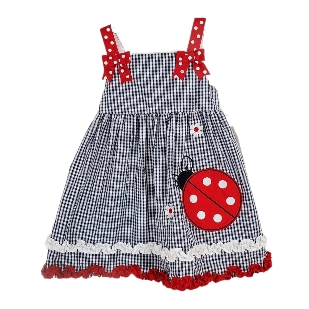 NWT Emily Rose Ladybug Gingham Sundress